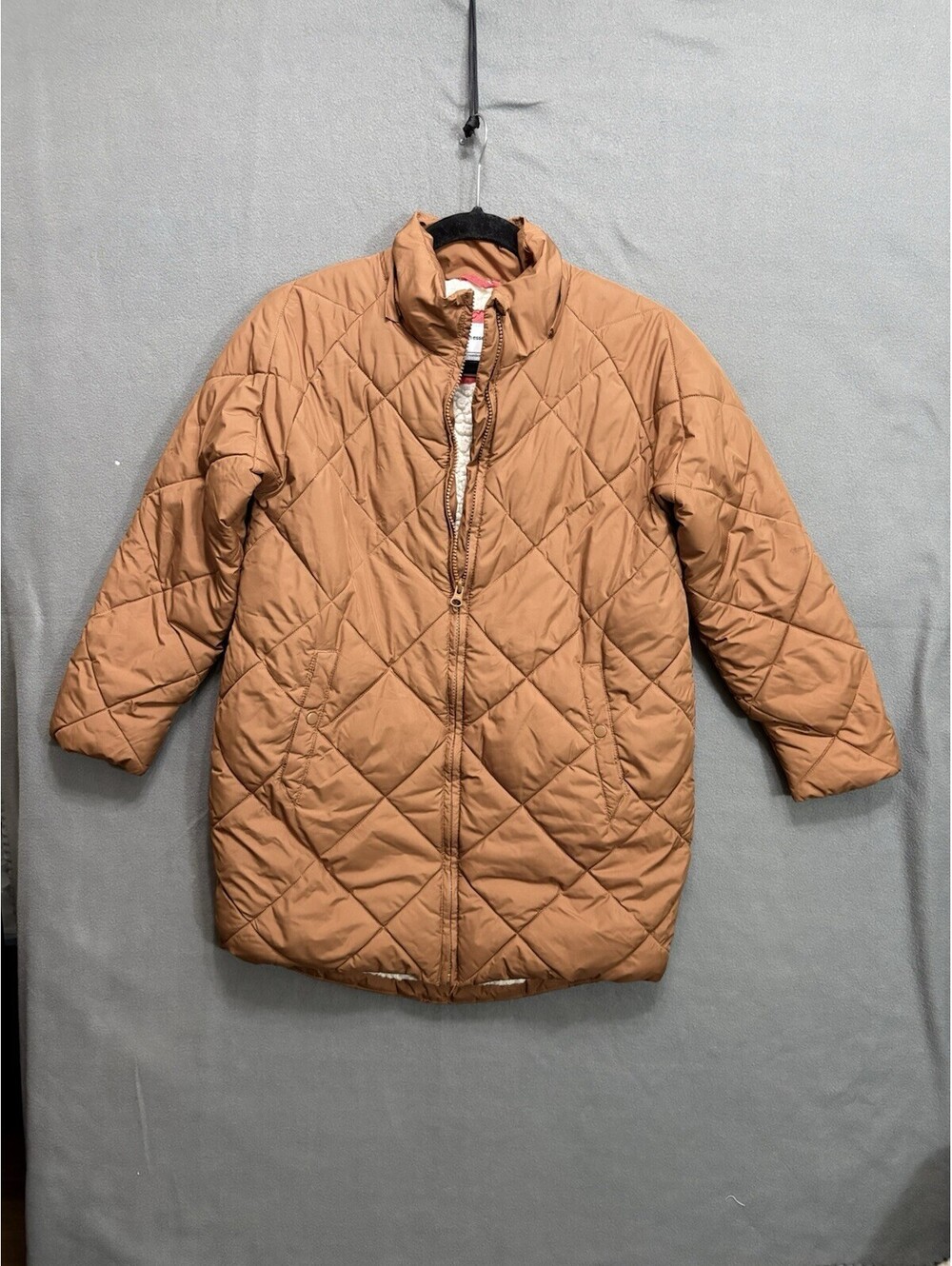Amazon Essentials Diamond-Quilted Sherpa-Lined Jacket XL